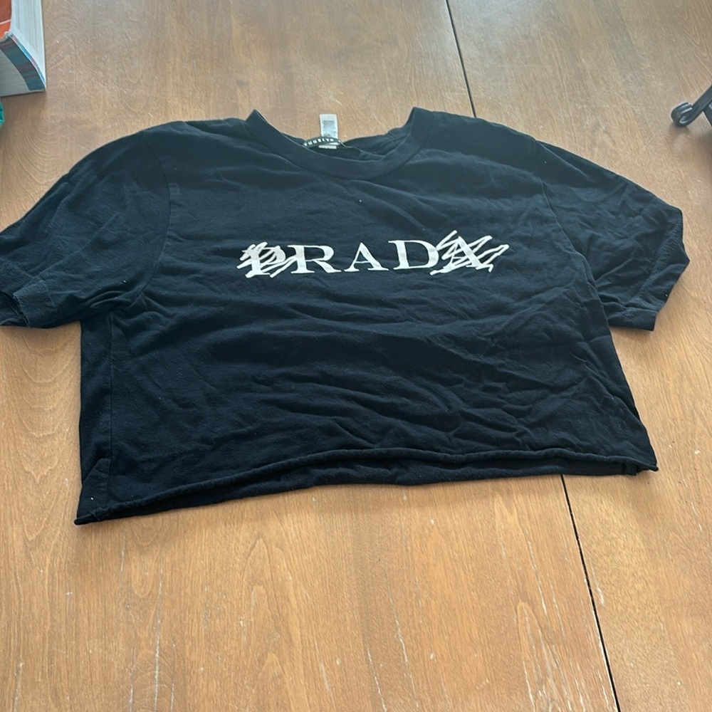 Prada inspired crop top